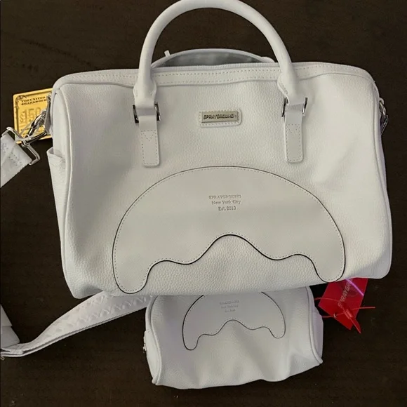 Sprayground mini duffle bag with matching pouch - Picture 2 of 11